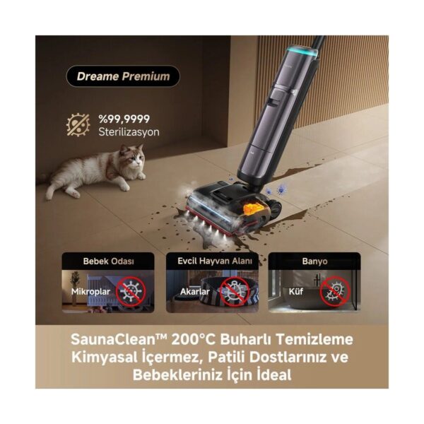 Dreame H16 Pro Steam Islak ve Kuru Süpürge