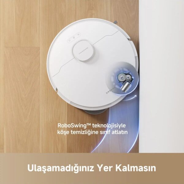 Dreame L40 Plus Robot Süpürge 13000PA Emiş Gücü ile Akıllı Navigasyon Düz Zemin Kullanımı
