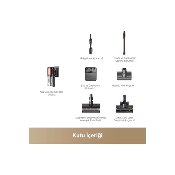 Dreame V30 Kablosuz Dikey Süpürge HEPA Filtreli 0,6 lt Toz Hacmi ile Güçlü Emiş Teknolojisi