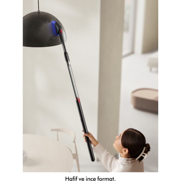 Dyson Pencilvac™ Fluffycones Kablosuz Süpürge Şarjlı Kullanım Özelliği ve Toz Haznesi ile Pratik Temizlik