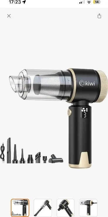 Kiwi KVC-4036 Şarjlı El Süpürgesi – Siyah