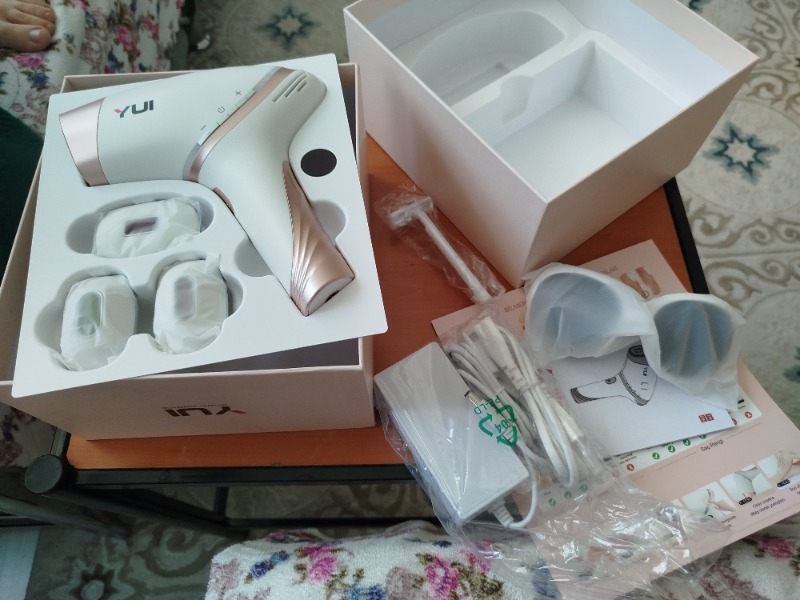 Yui IPLV15 Pro Vücut -Yüz- Bikini Başlıklı Ağrısız Otomatik ve Manuel Atım Buz Lazer Epilasyon Cihazı
