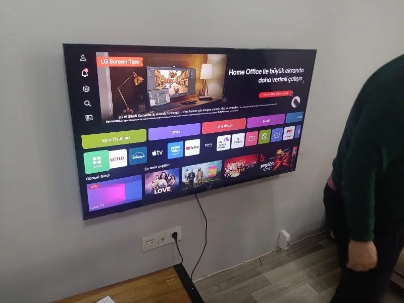 LG 55UA84006LB 55” 139 Ekran Uydu Alıcılı 4K Ultra HD Smart LED TV