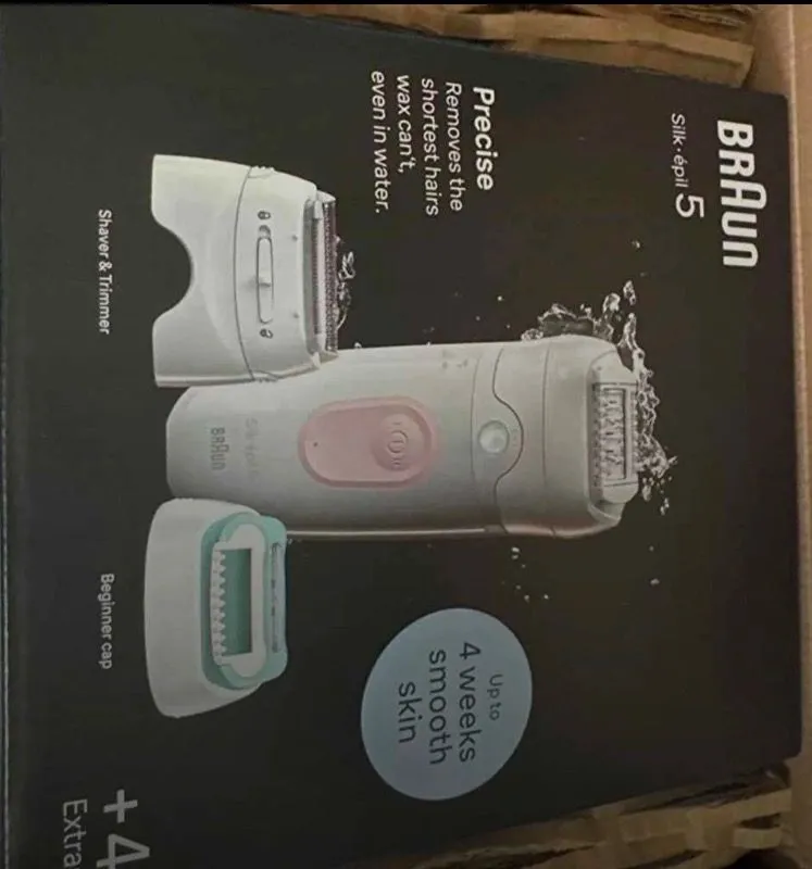 Braun Silk-Épil 5 5-050 Epilatör – Hassas ve Etkili Tüy Alma, Islak/Kuru Kullanım, Acısız Epilasyon