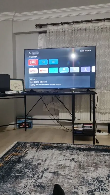 TCL 75V61C 75″ 190 Ekran Uydu Alıcılı 4K Ultra HD Google Smart LED TV
