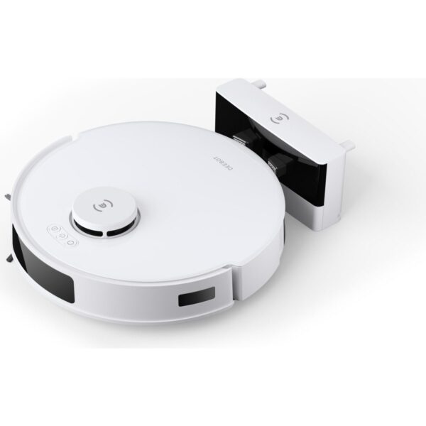ECOVACS Akıllı Robot Süpürge, 8000Pa Emiş Gücü, 2’si 1 Arada Süpürme ve Paspaslama, TrueMapping Lazer Navigasyon, 300 Dakika Çalışma Süresi