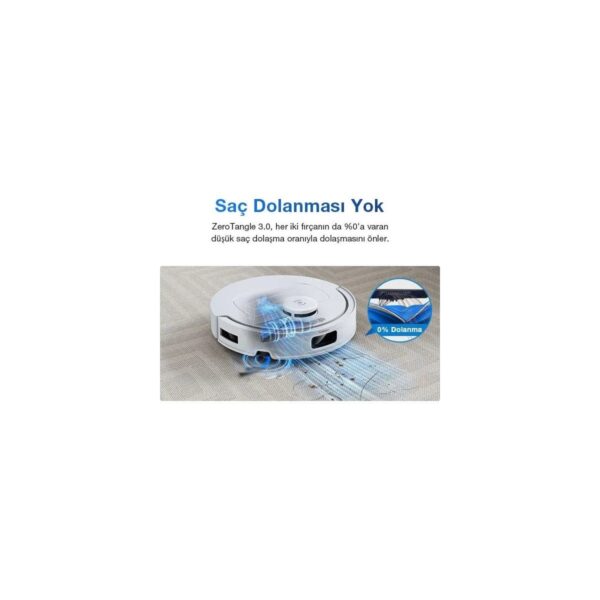 Ecovacs Deebot Akıllı Robot Süpürge ve Paspas 20.000Pa Emiş Gücü