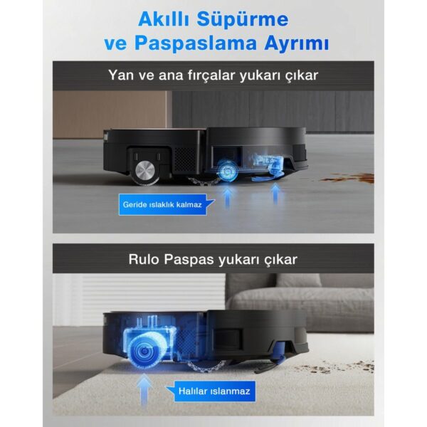 ECOVACS DEEBOT Robot Süpürge ve Paspas PowerBoost