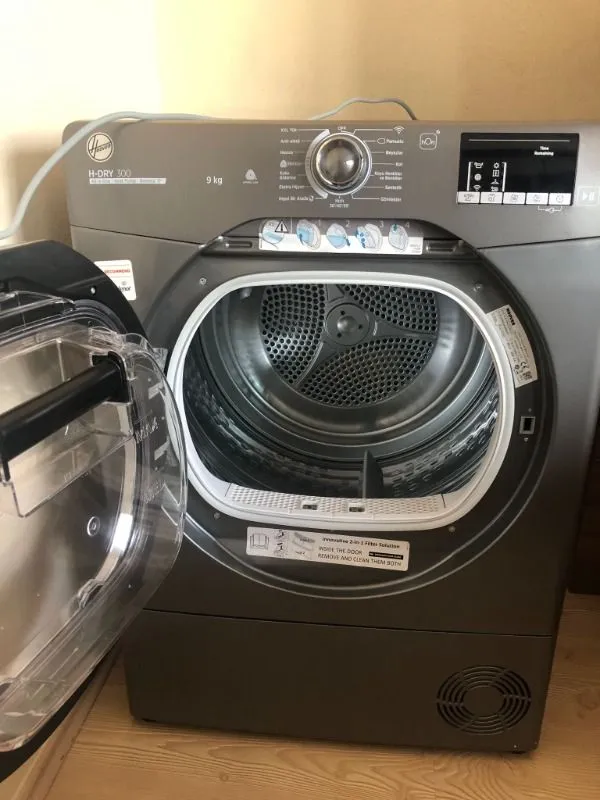 Hoover HLE H9A2DCER-17 9 kg Wi-Fi Bağlantılı Isı Pompalı Kurutma Makinesi