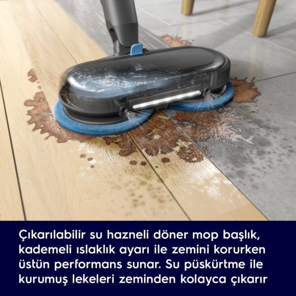 Electrolux EP72H21WET ActiveMop 700 Cordless Cleaner 21.6 V Dikey Şarjlı Süpürge