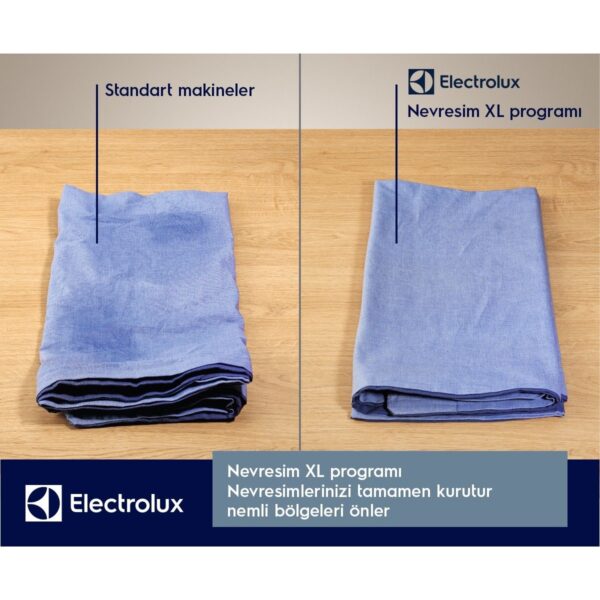 Electrolux EW6D39CBT 600 Serisi Gentlecare 118 Lt Xxl Tamburlu 9 kg D Enerji Sınıfı Isı Pompalı Inverter Kurutma Makinesi