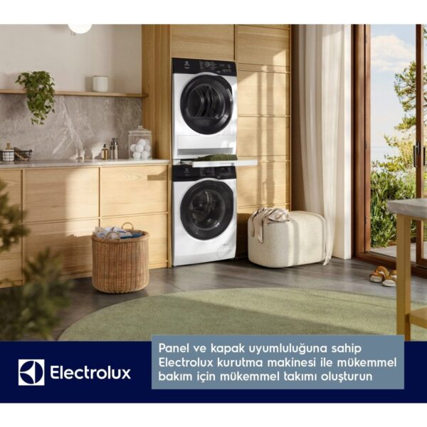 Electrolux EW6D69CBT 600 Serisi Gentlecare 118 Lt Xxl Protex Çelik Tamburlu 9 kg D Enerji Sınıfı Isı Pompalı Inverter Kurutma Makinesi