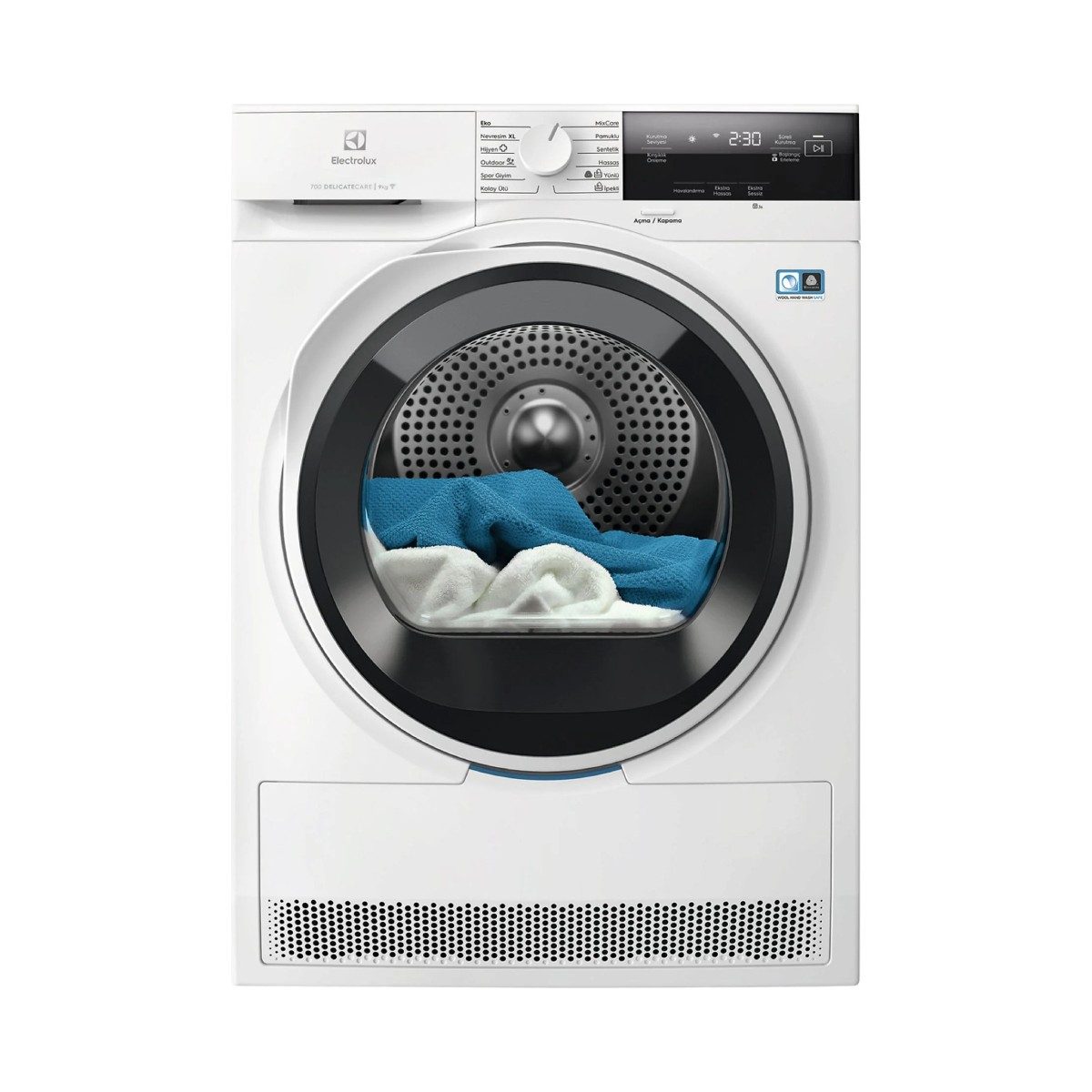Electrolux EW7D394UCT Delicatecare 700 9 kg Inverter Wi-Fi Isı Pompalı Kurutma Makinesi HBCV000083VGDT