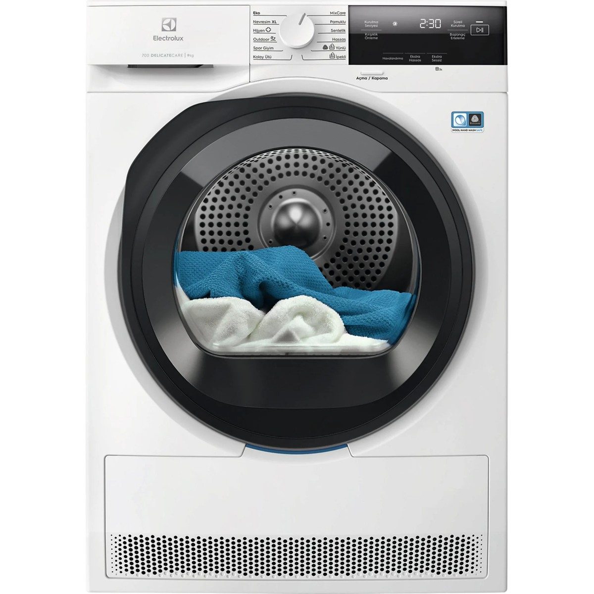 Electrolux EW7D395UT 9 kg Isı Pompalı Çamaşır Kurutma Makinesi E Enerji Sınıfı Hızlı Kurutma Özelliği HBCV0000868DG5
