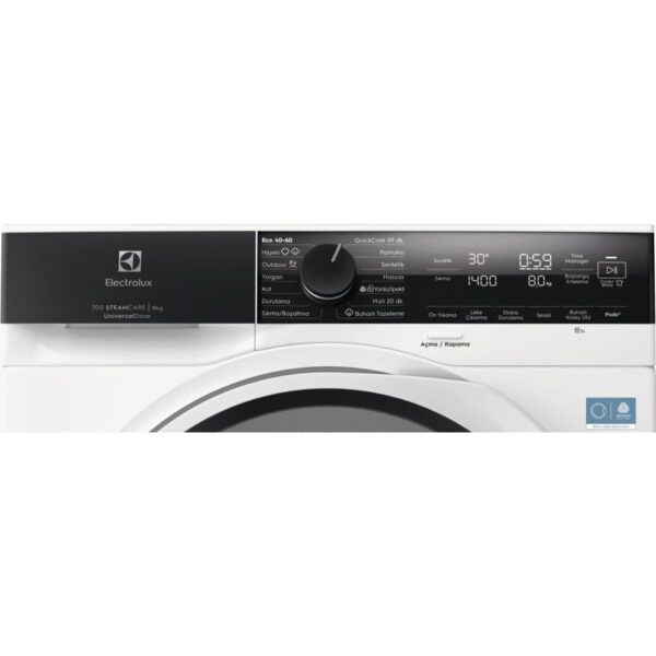 Electrolux EW7F4404UT 700 Serisi Steamcare 11 kg 1400 Devir A Sınıfı -%30 Universaldose Çamaşır Makinesi