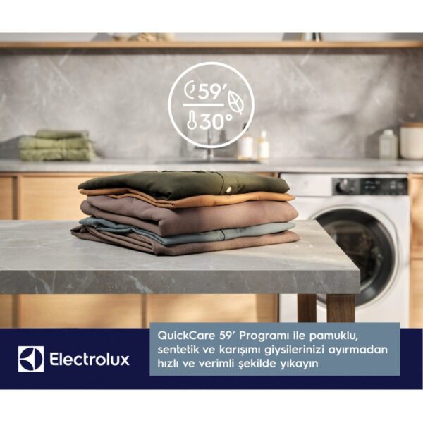 Electrolux EW7F4404UT 700 Serisi Steamcare 11 kg 1400 Devir A Sınıfı -%30 Universaldose Çamaşır Makinesi
