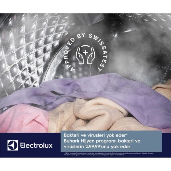 Electrolux EW7F5412SCT 10 kg Yıkama Kapasiteli 1400 Devir Wi-Fi Çamaşır Makinesi Enerji Sınıfı B