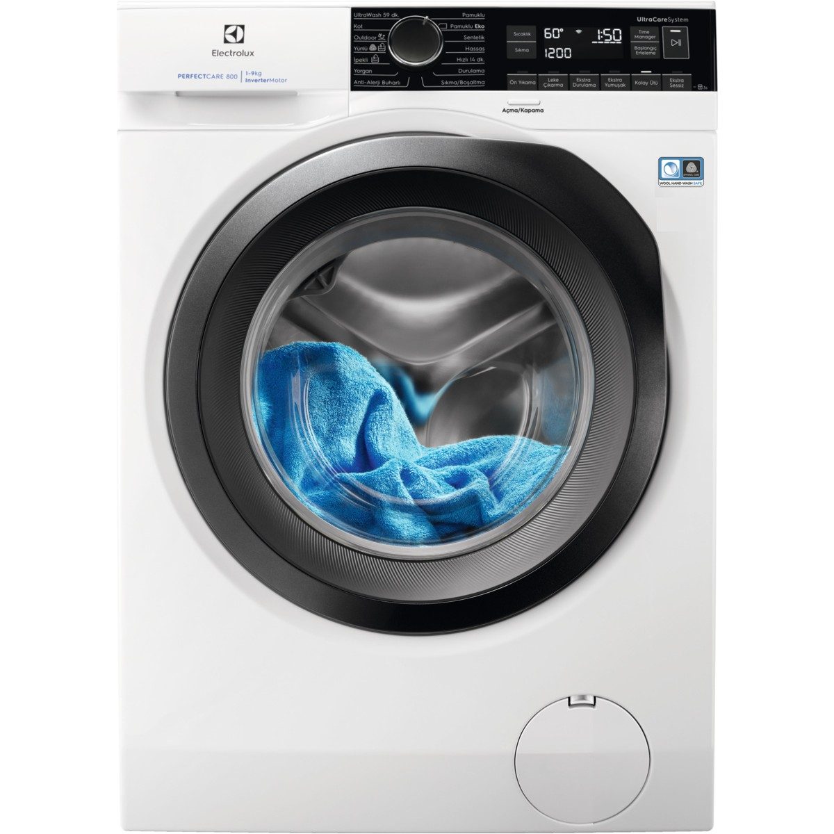 Electrolux EW8F229ST 9 kg Yıkama Kapasiteli 1200 Devir Çamaşır Makinesi Enerji Sınıfı B HBV00000URX7M
