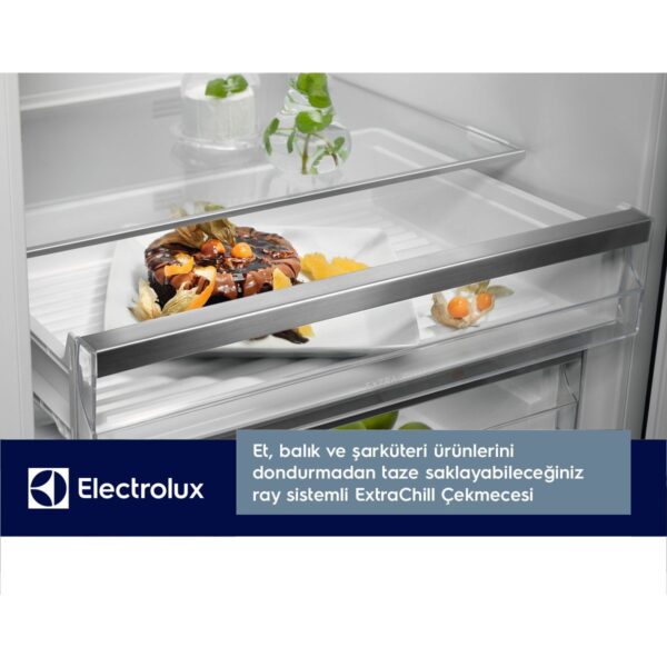 Electrolux LNT7MD58B 700 Serisi TwinTech No Frost D Enerji Sınıfı Inverter Alttan Donduruculu Buzdolabı Koyu Inox