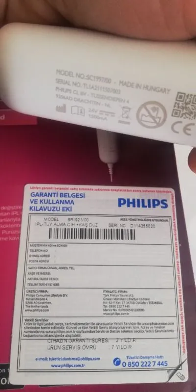 Philips Lumea 7000 Serisi BRI921/00 IPL Tüy Alma, Tüy Kısaltıcı,Vücut ve Yüz için 2 Başlık, Çanta