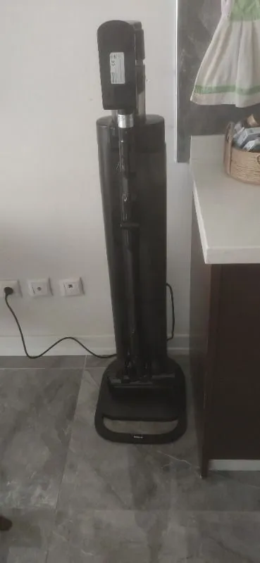 Homend Dustrider Pro 1270H Toz Istasyonlu Ergonomik Dikey Süpürge Siyah