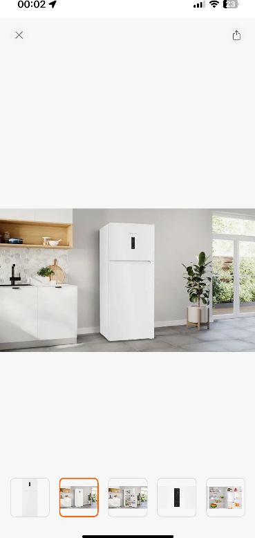 Electrolux LNT6ME46W3 E Enerji Sınıfı 481 lt No Frost Buzdolabı