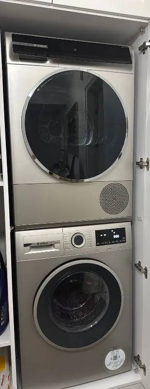 Bosch WQB245AXTR Serie 8 Isı Pompalı 9 kg Gümüş Kurutma Makinesi