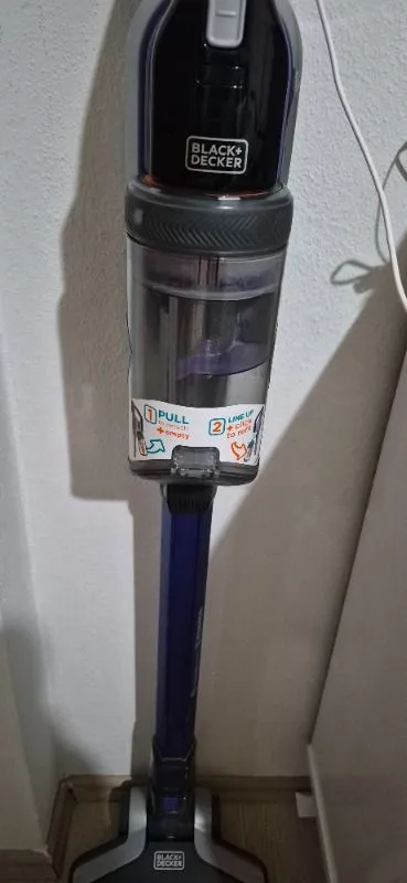 Black & Decker Dik Süpürge BHFEV362DP-QW HEPA Filtreli 0.75 L Toz Haznesi ile Sessiz Temizlik
