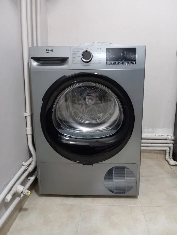 Beko Kmx 90 S Gümüş Gri 9 kg A++ Enerjili Isı Pompalı Kurutma Makinası Kırışıklık Önleme Özelliği ile
