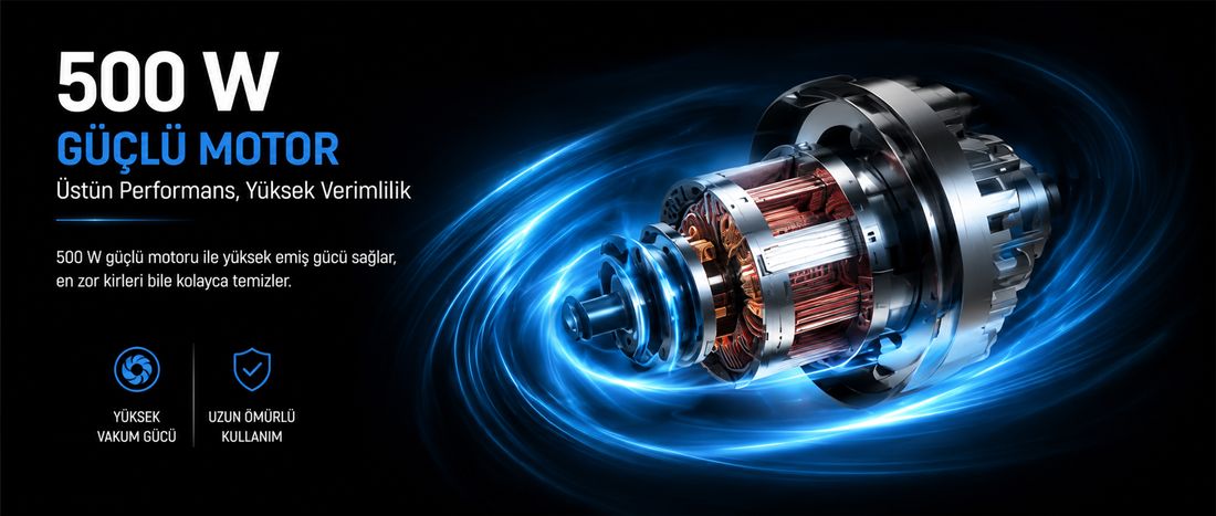 Fantom Magıc P 3000 Toz Torbasız Dikey Süpürge Siyah