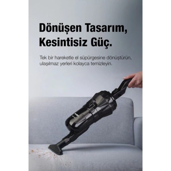 Fantom Magıc P 3000 Toz Torbasız Dikey Süpürge Siyah
