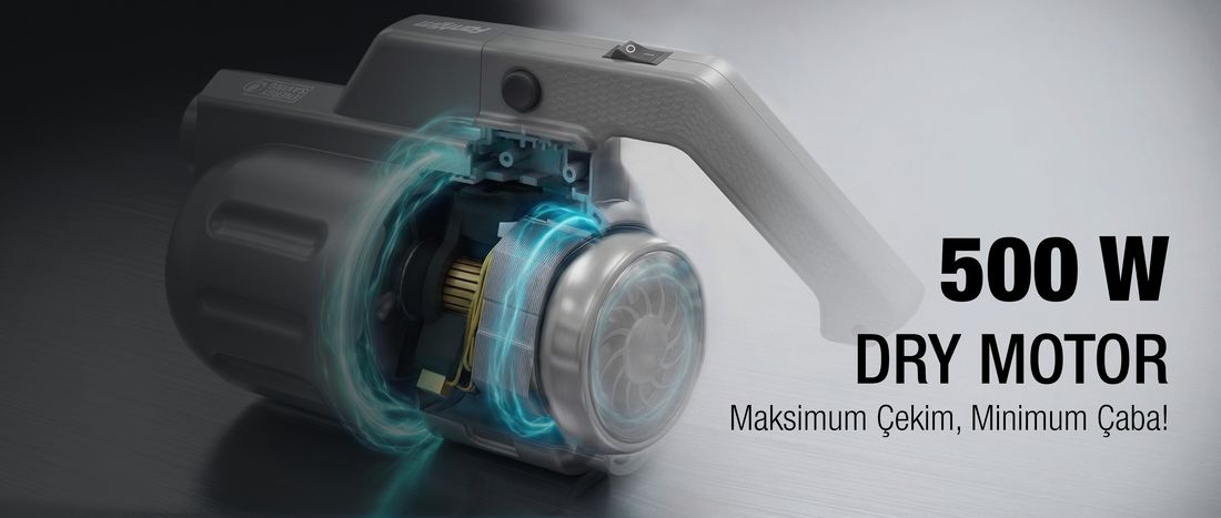 Fantom P1200 Pratic-s Toz Torbasız Elektrikli Dikey Süpürge
