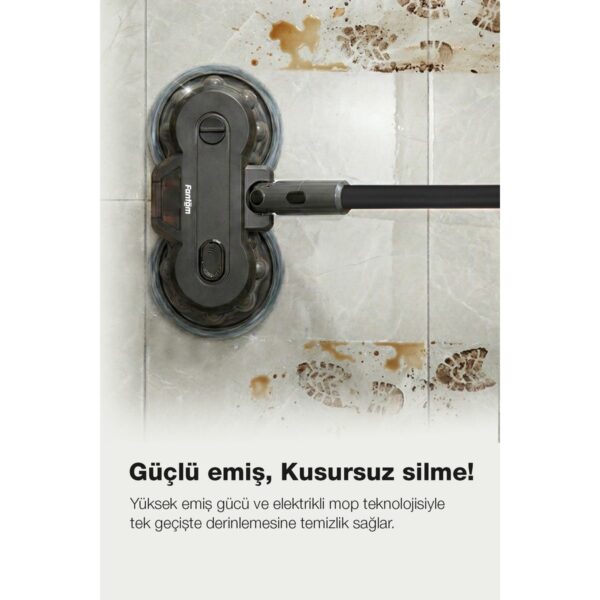 Fantom Pluto P 6100 Plus Cyclone Elektrikli Moplu Dikey Süpürge
