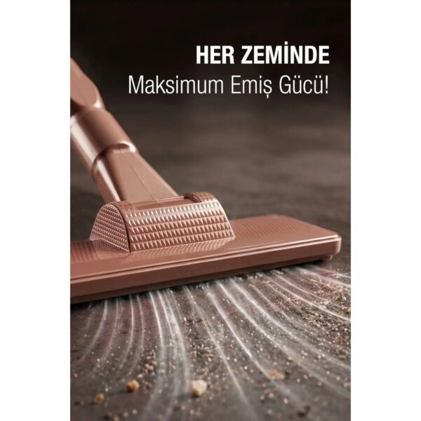 Fantom Pratıc-S P 1200 Dikey Süpürge Rose Gold Toz Haznesi Var 0,2 L Güçlü Emiş Teknolojisi