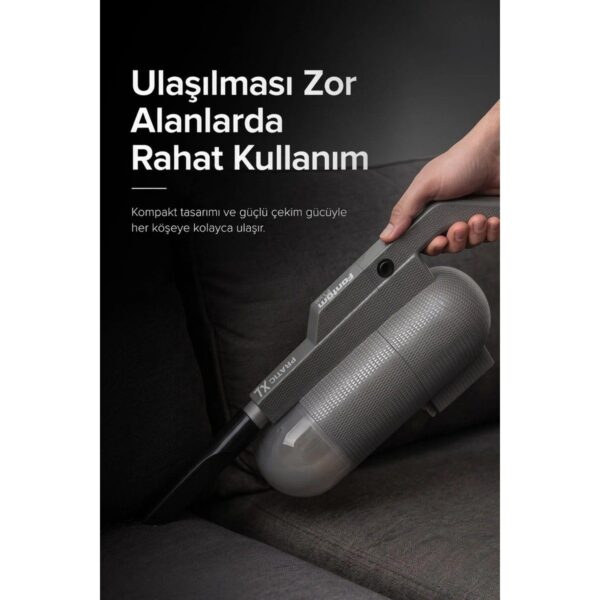 Fantom Pratik-XL P 1300 Dikey Süpürge 500 W Gri Toz Torbasız Kullanım ve