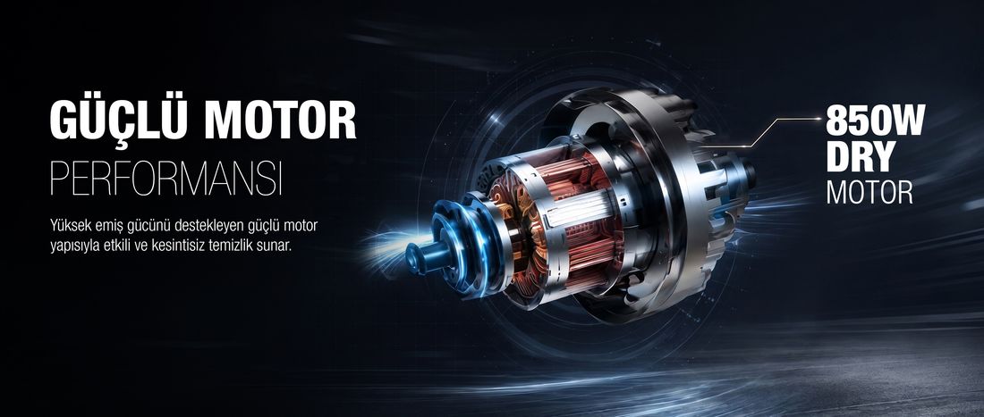 Fantom Provac P5000 Cyclonic Elektrik Süpürgesi Gri