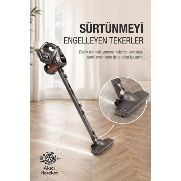 Fantom Provac P5000 Cyclonic Elektrik Süpürgesi Gri
