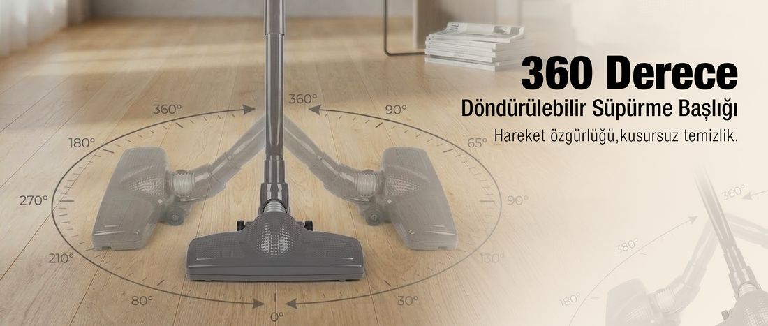 Fantom Speedy Pro Du 2100 Dikey Süpürge - Antrasit