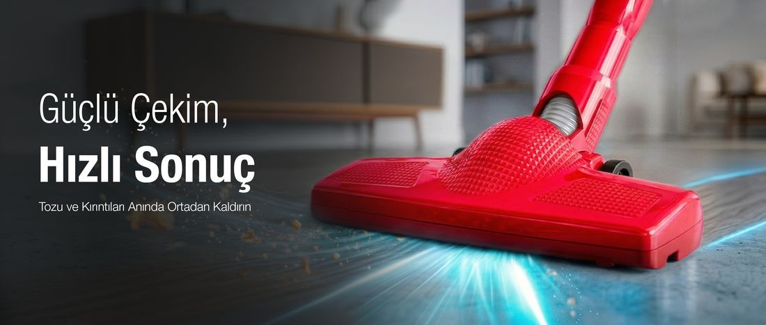 Fantom Speedy Pro DU 2100 Dikey Süpürge Kırmızı
