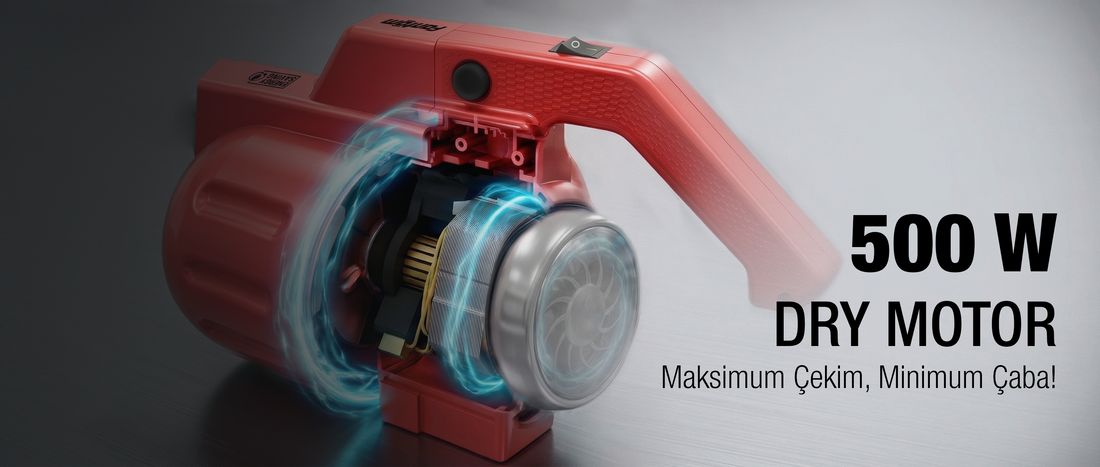 Fantom Speedy Pro DU 2100 Dikey Süpürge Kırmızı