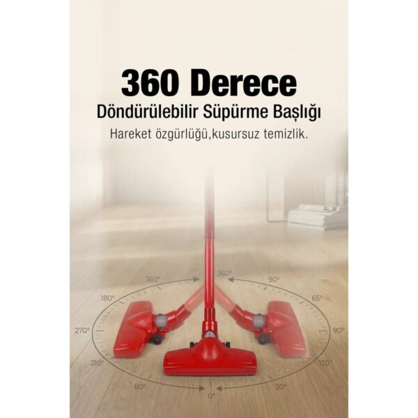 Fantom Speedy Pro DU 2100 Dikey Süpürge Kırmızı