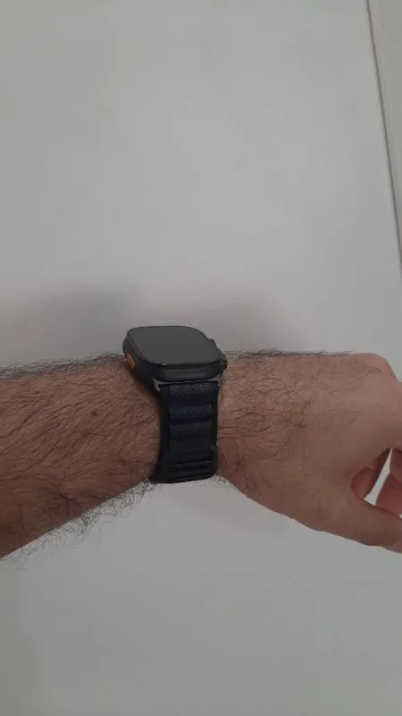 Apple Watch Ultra 3 Gps + Cellular, Kasa ve Natürel titanyum Milano loop – boy