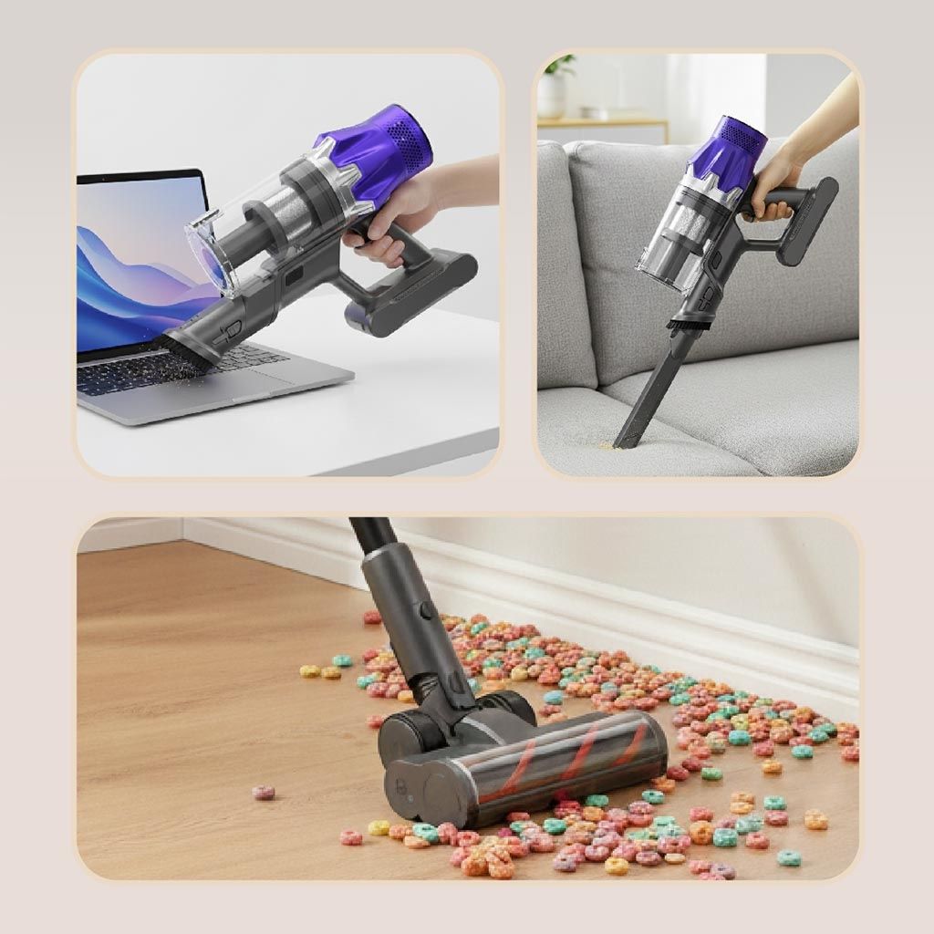 Fobem Active Clean Şarjlı Dikey Süpürge 400W Toz Algılama