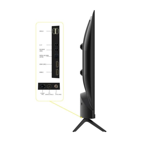 Fobem FM24EW3000F 24” 61CM Ekran Hd Dahili Uydu Alıcılı Ultra Ince Çerçeve Whale Os Android Smart Dled Tv