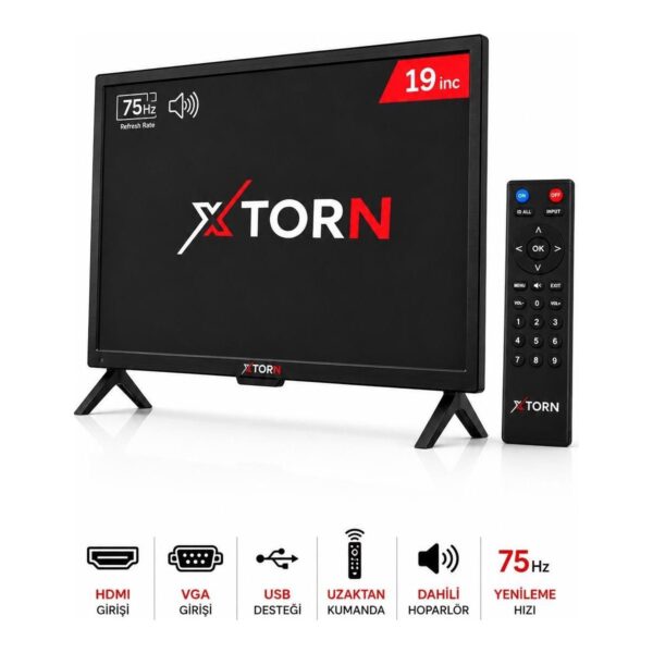 Fury Torn 19’’ (48 Ekran) Çanaklı / Çanaksız Wifi’li Uydu Alıcısı+Tv Askı Aparatı Hediye