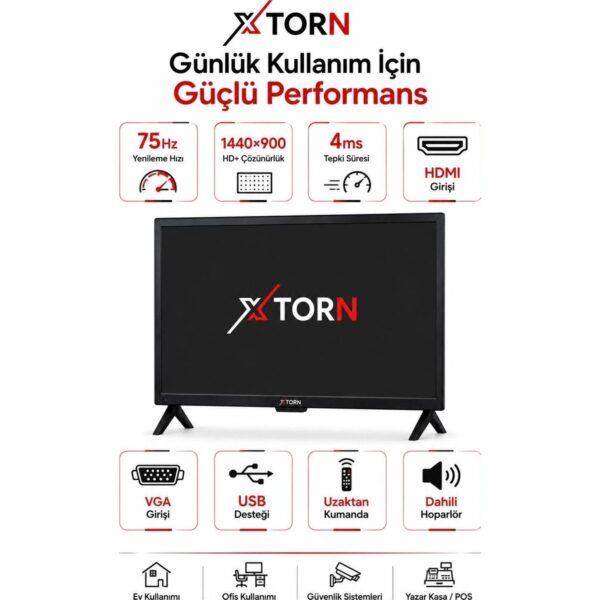 Fury Torn 19’’ (48 Ekran) Çanaklı / Çanaksız Wifi’li Uydu Alıcısı+Tv Askı Aparatı Hediye