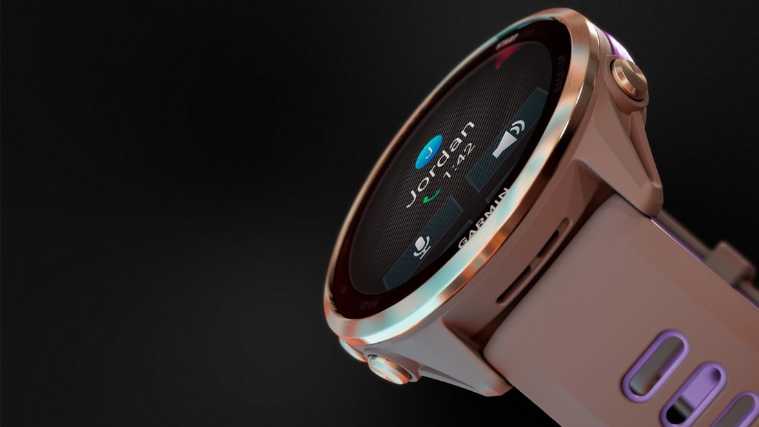 Garmin Forerunner 970 - Soft Gold Titanyum | Gri