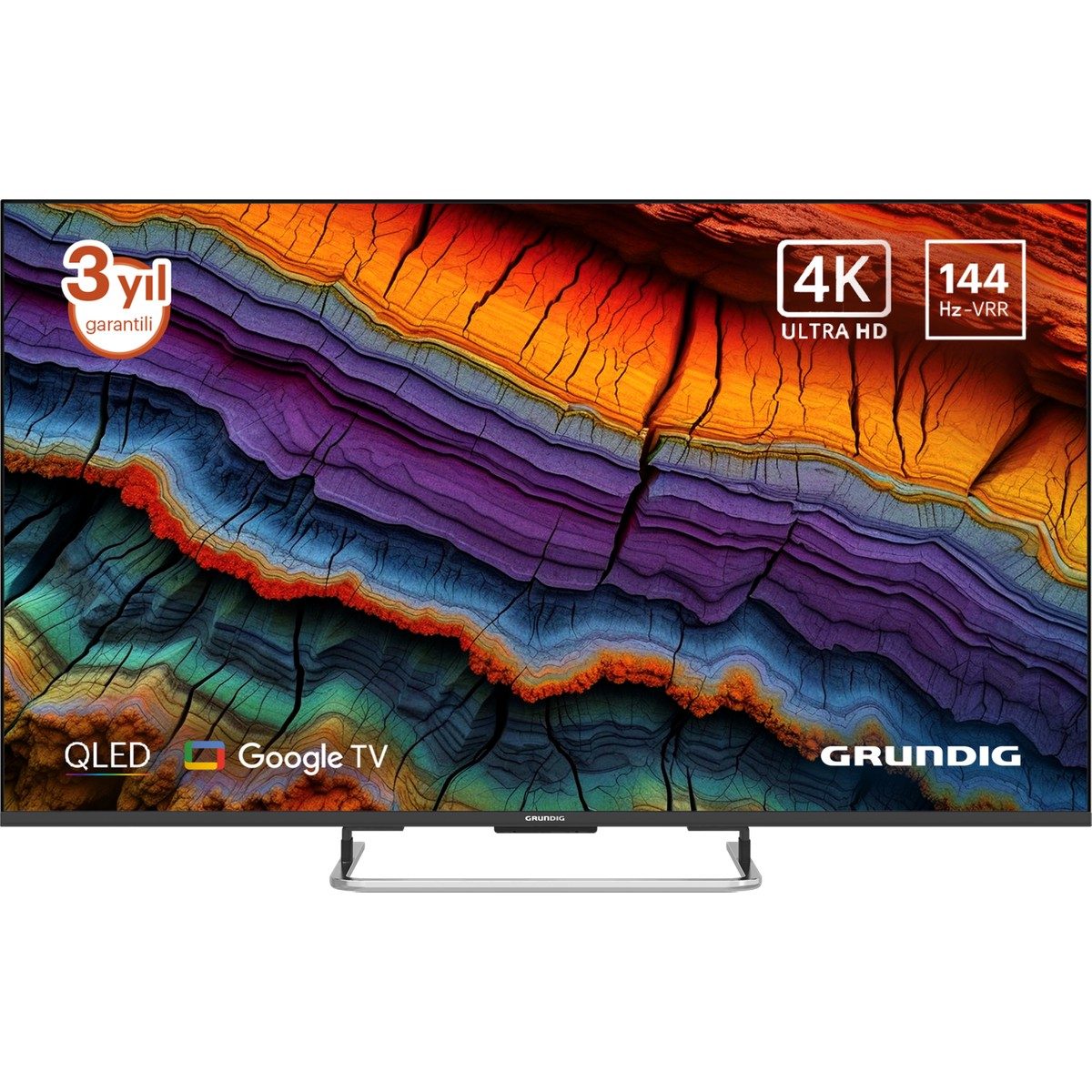 Grundig 55 GQ 800A 55" 139 Ekran Uydu Alıcılı 4K Ultra HD Google Smart QLED TV HBCV0000AL815M