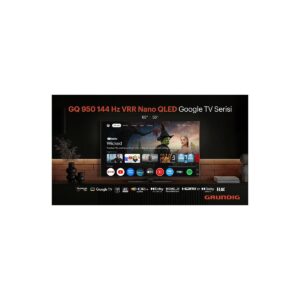 Grundig 65 GQ 950A 65'' 165 Ekran Uydu Alıcılı 4K Ultra HD Google Smart QLED TV HBCV0000AVI3NI