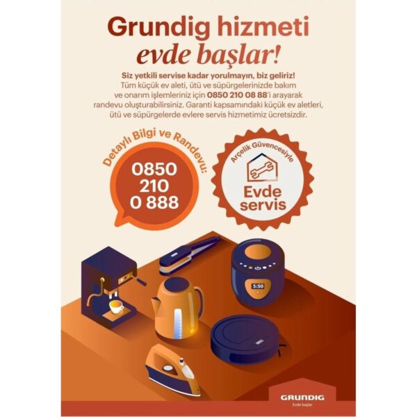 Grundig Vcw 8430 400 Watt Islak Ve Kuru Şarjlı Dikey Süpürge Hepa Filtreli Antrasit Renk